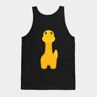 Yellow Stegosaurus Baby Dinosaur Tank Top